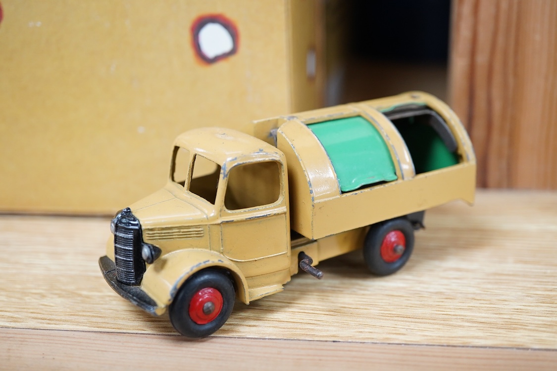 Twenty-five Dinky Toys including; Foden FG wagon, Leyland octopus wagon, TV mobile control room, Ford Zephyr, Volkswagen Karmann Ghia, Desoto Fireflite, Austin Healey 100, Hillman Minx, etc.